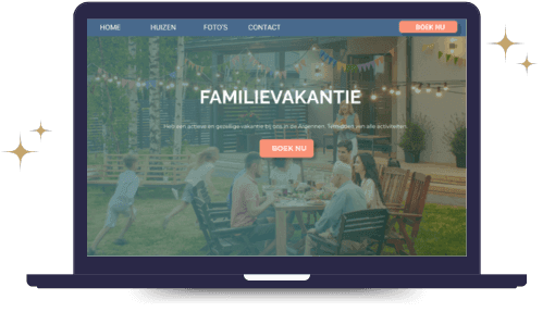 Custom Holiday Rental Website Tailored website