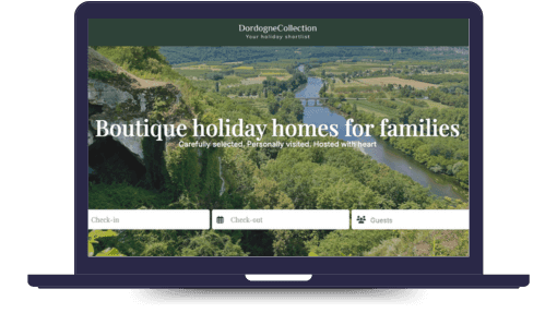 Curated listing website for boutique holiday homes in the Dordogne